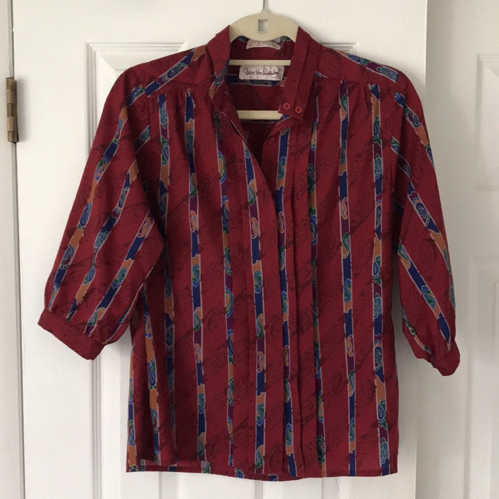 Vintage 1980s Diane Von Furstenberg Blouse